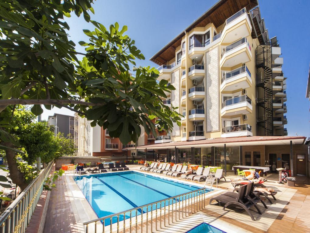 Kleopatra Ada Beach Hotel Alanya Exterior foto